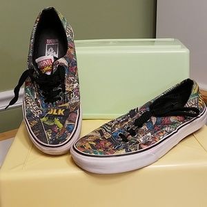 Vans marvel comic shoes